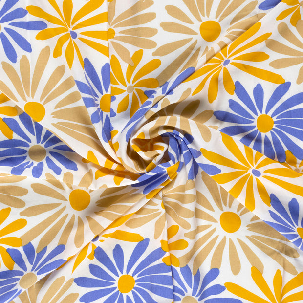 Bamboo Poplin fabric printed 