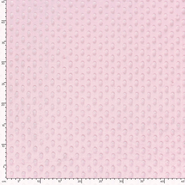 Minky fabric Unicolour Light Pink