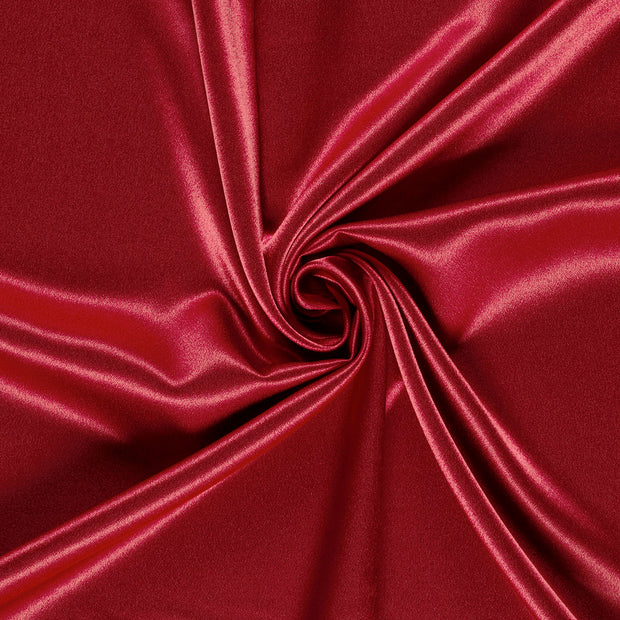 Satin Velvet fabric Red dyed 