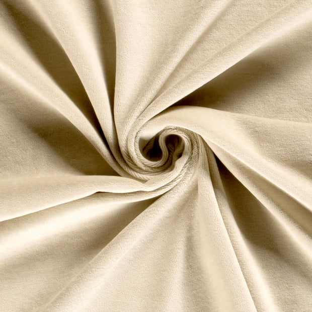 Nicky velours fabric Unicolour Beige