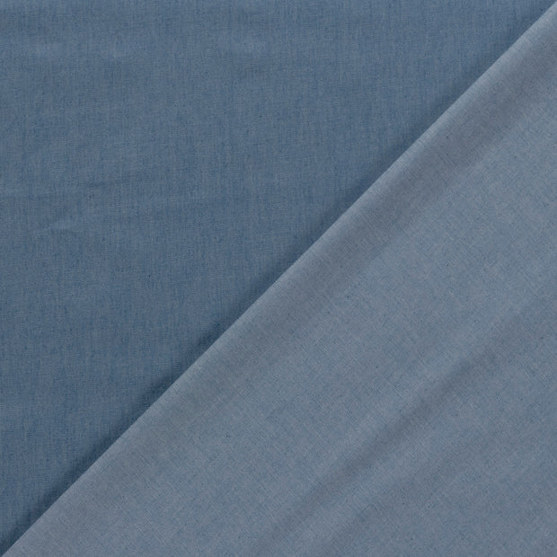 Denim fabric Unicolour pre-washed 