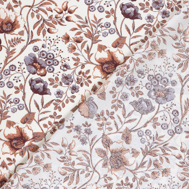 Cotton Poplin fabric Flowers printed 