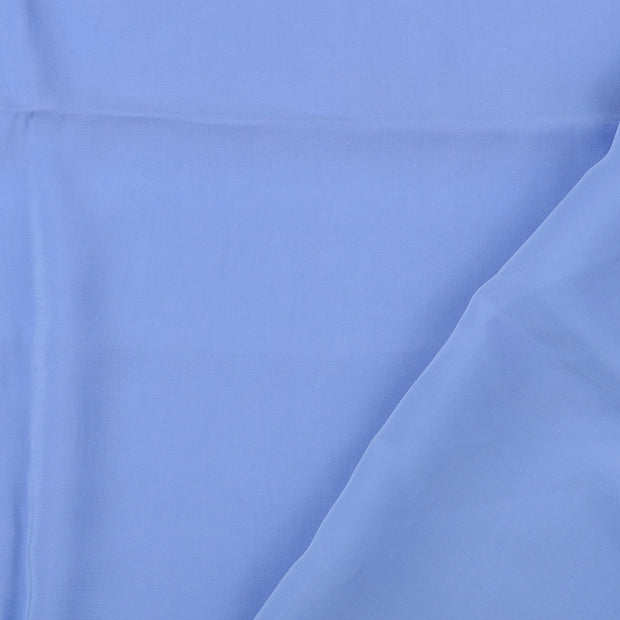 Viscose Poplin fabric Indigo pre-washed 