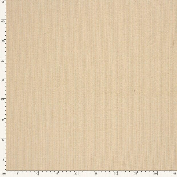 Poly Viscose Jersey fabric Unicolour Beige