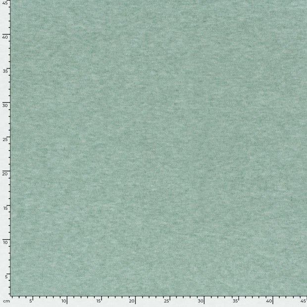 Heavy Knit fabric Melange Dark Mint