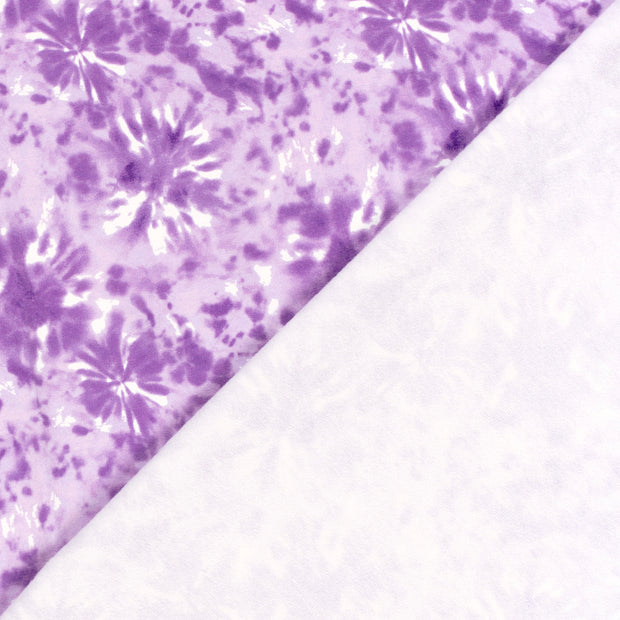 French Terry fabric Abstract brushed and digital printed 