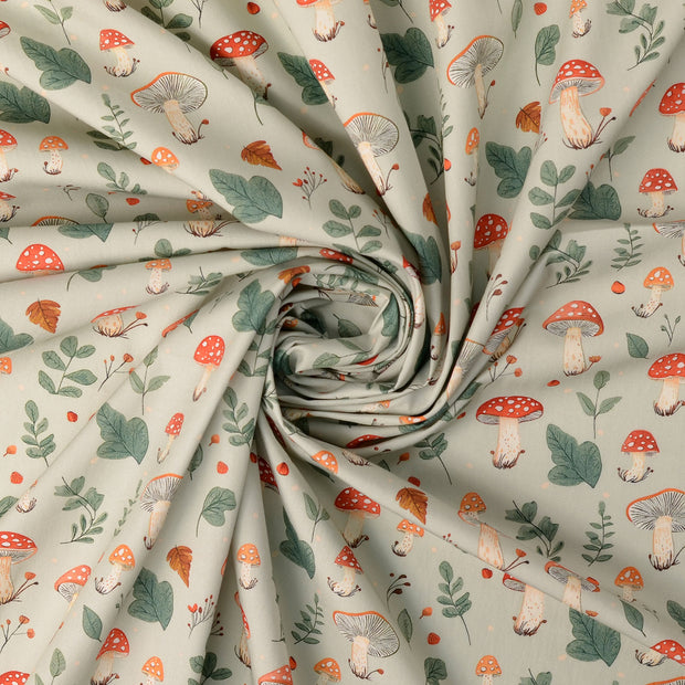 Cotton Poplin fabric Green 