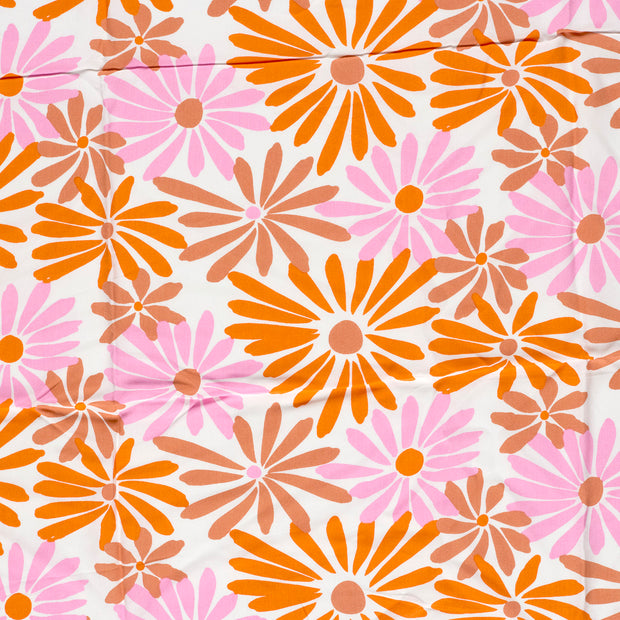 Bambus Poplin fabrik Orange matt 