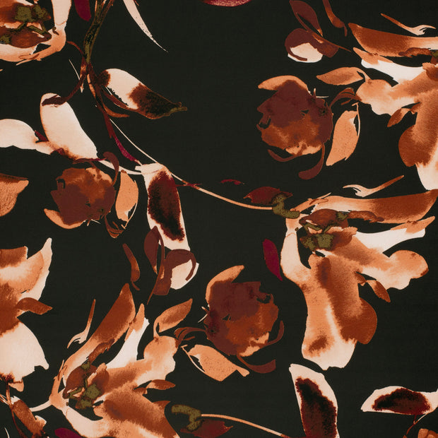Satin Duchesse fabric Dark Grey slightly shiny 