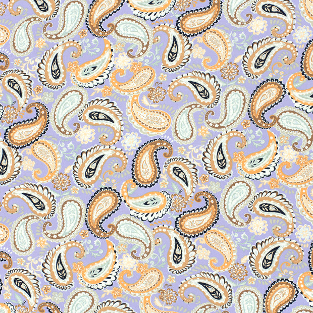Bamboo Poplin fabric Lila matte 