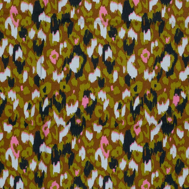 Viscose Nylon Ottoman fabrik Grün 