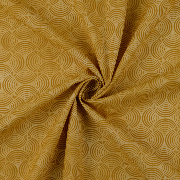 Cotton Poplin fabric Beige 