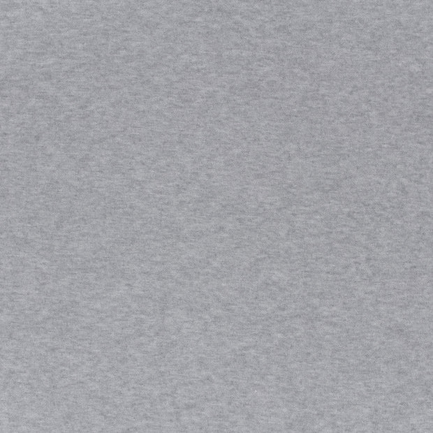 Heavy Knit fabric Light Grey soft 