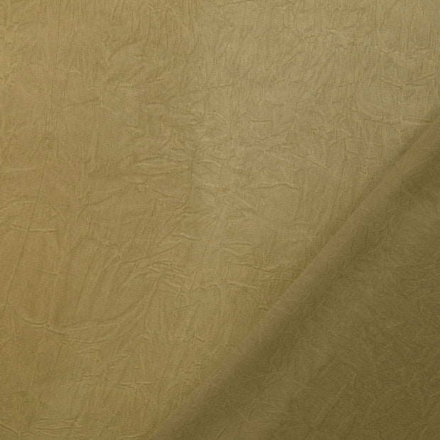 Satin fabric Green crushed 