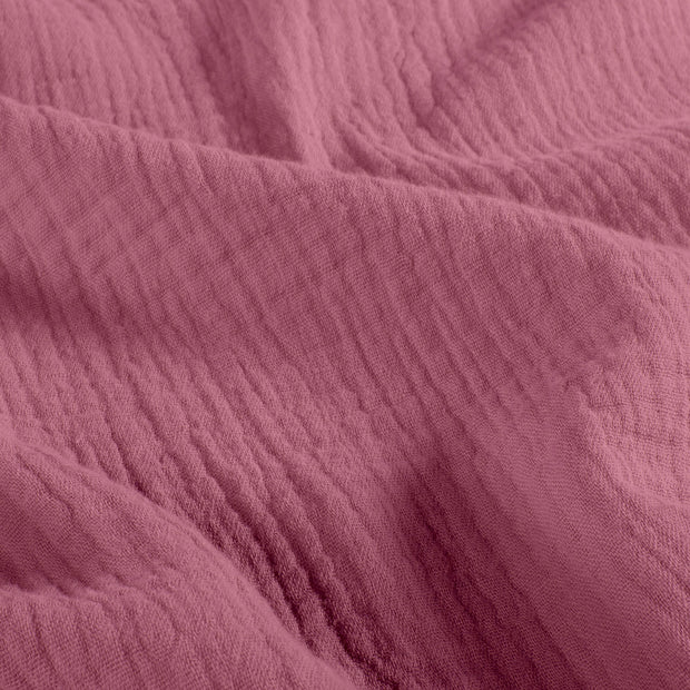 Muslin fabric Unicolour Old Pink