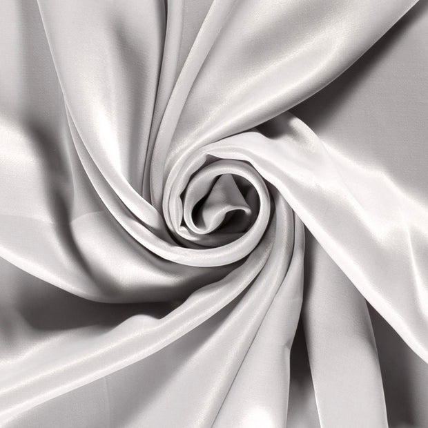 Viscose Satin fabric Unicolour Light Grey