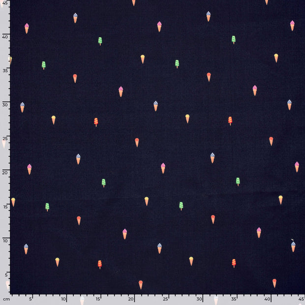 Swimshort water repellent recycled fabric Icecream Navy