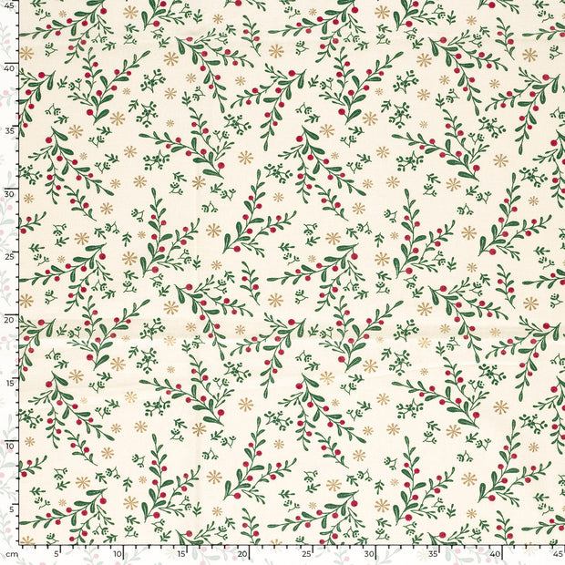 Cotton Poplin fabric Christmas 