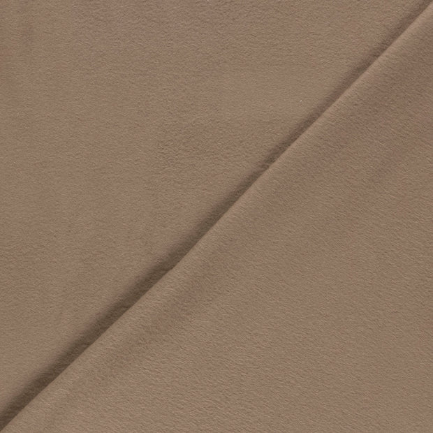 Cotton Fleece fabric Unicolour brushed 