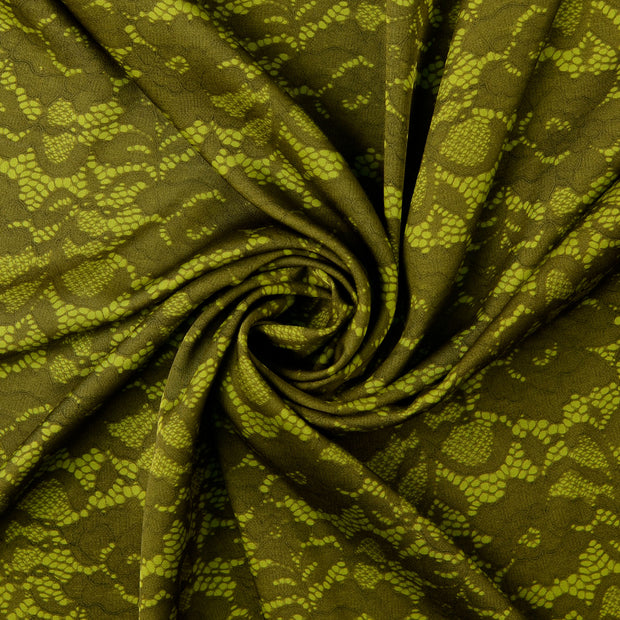 Viscose Satin fabric Green 