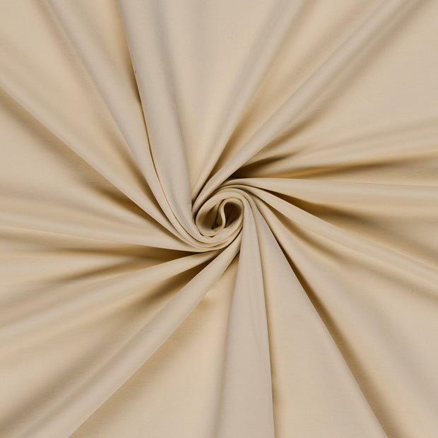French Terry GOTS organic fabric Beige 