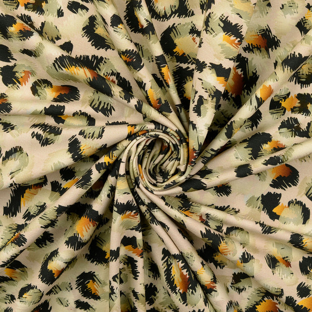 Katoen Jersey stof Beige 