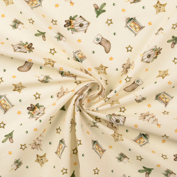 Cotton Poplin fabric Nude 