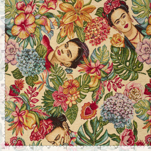 Gobelin fabric Faces Beige