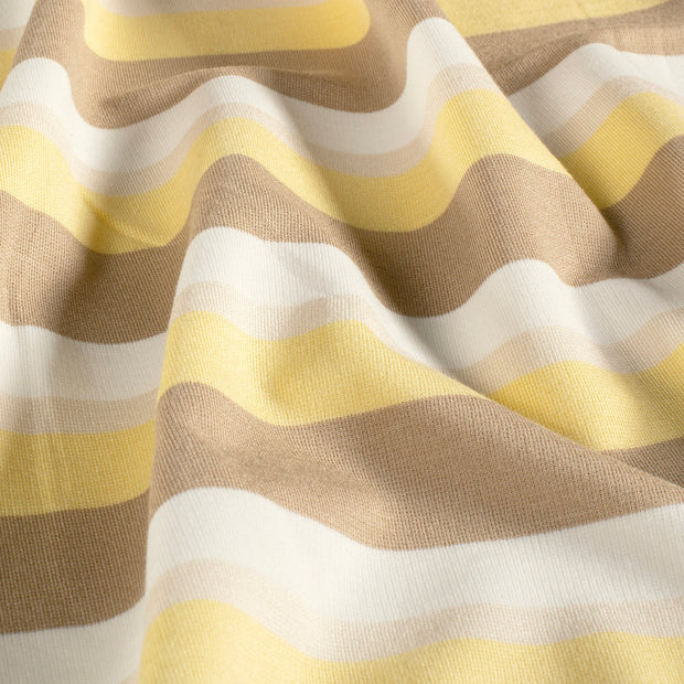 Punta di Roma fabric Stripes Butter Yellow