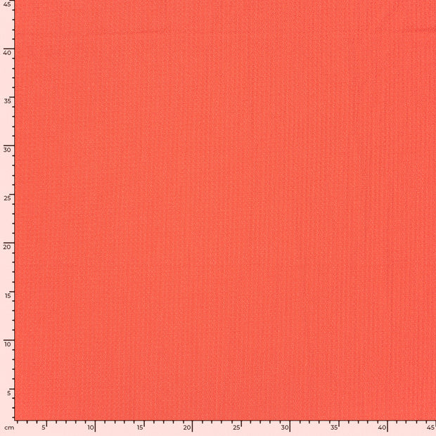 Polyester Bubble fabric Unicolour Coral