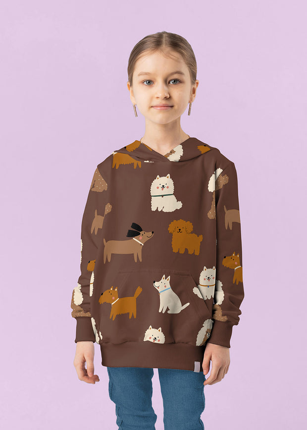 French Terry fabric Brown 
