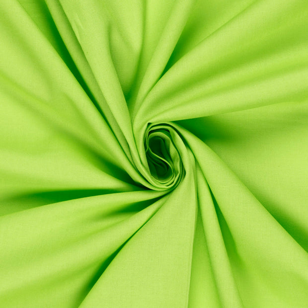 Cretonne Premium fabric Unicolour Lime Green