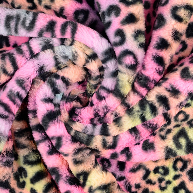 Fake Fur fabric Multicolor 