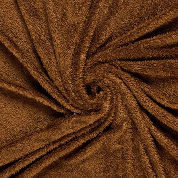 Sherpa Fleece fabric Brown 