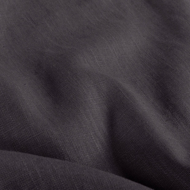 Linen fabric Unicolour Dark Grey