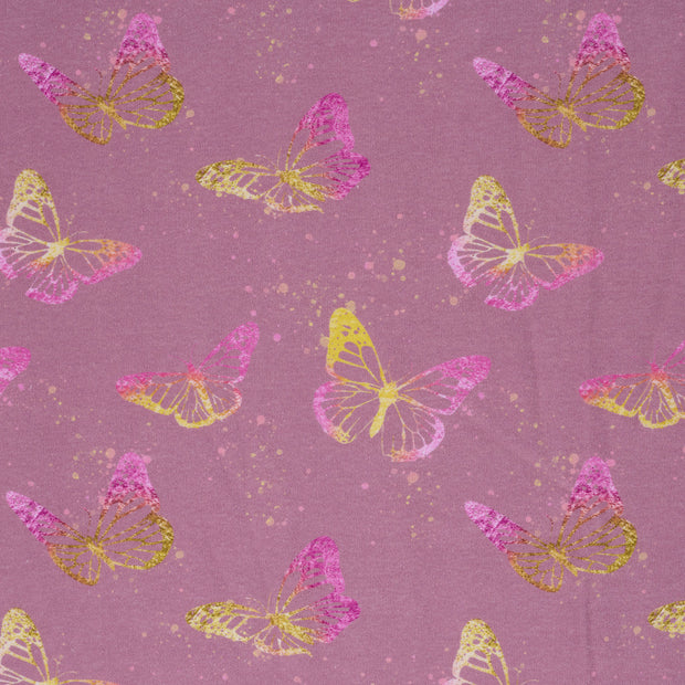 Jogging fabric Old Pink soft 