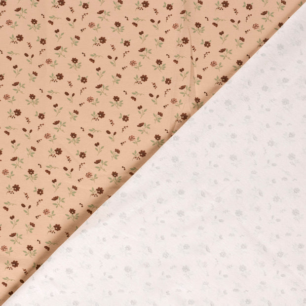 Jersey fabric Flowers printed 