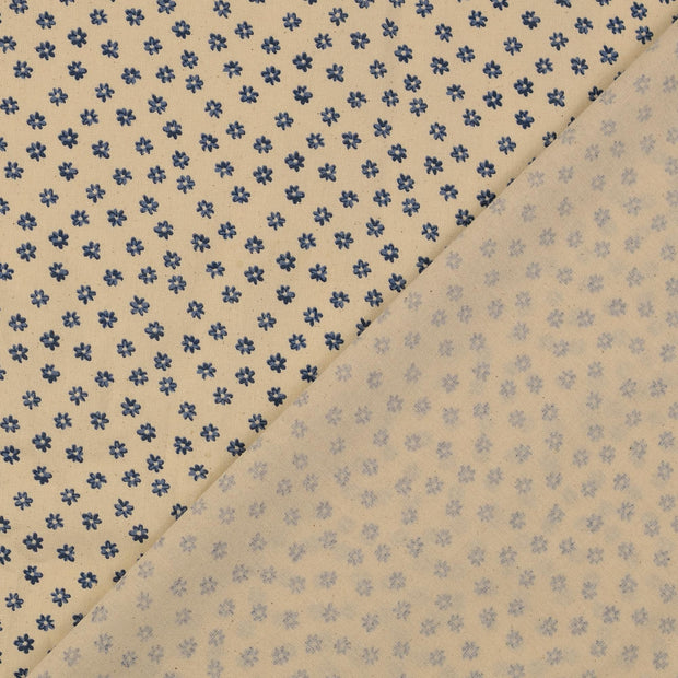 Cretonne fabric Flowers 
