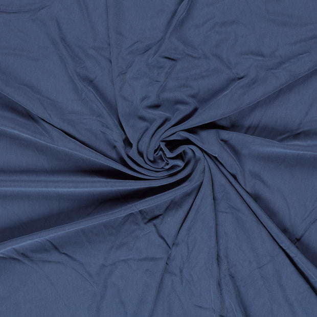 Jersey fabric Steel Blue stone washed 