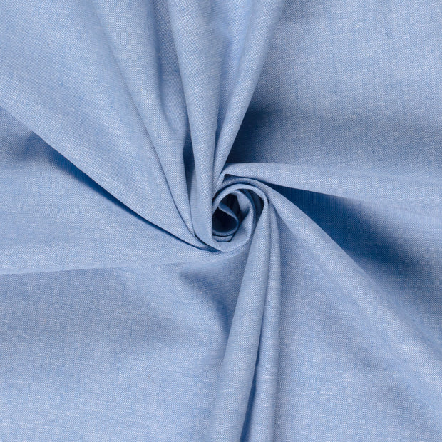 Chambré fabric Melange Baby Blue
