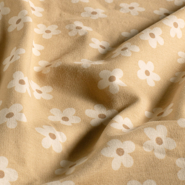  fabric Flowers Beige