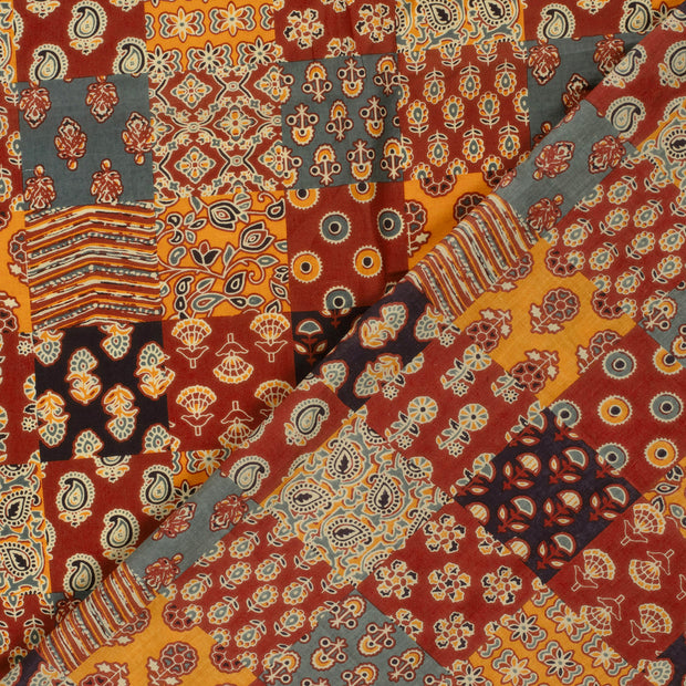 Voile fabric Abstract printed 