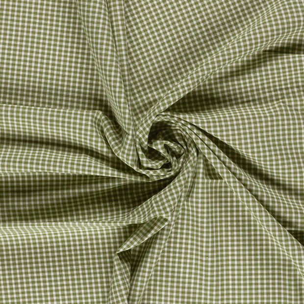  tela Verde teñido con hilo 