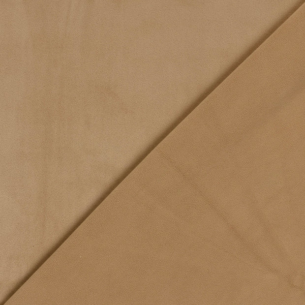 Velvet fabric Unicolour brushed 