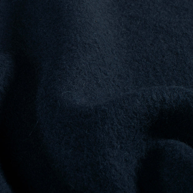 Wool Boucle fabric Unicolour Navy