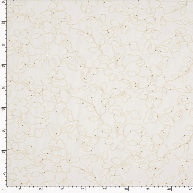  fabric Flowers Off White