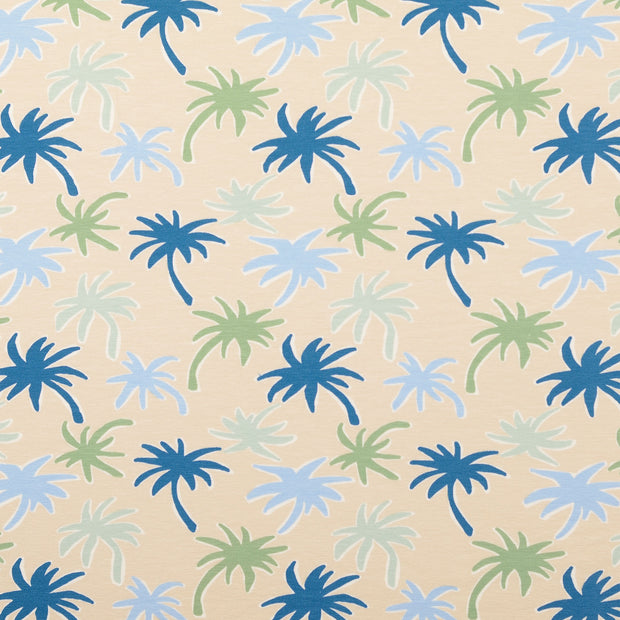 Jersey fabric Palmtrees Nude
