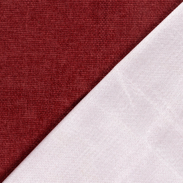 Chenille fabrik Rot gefärbt 