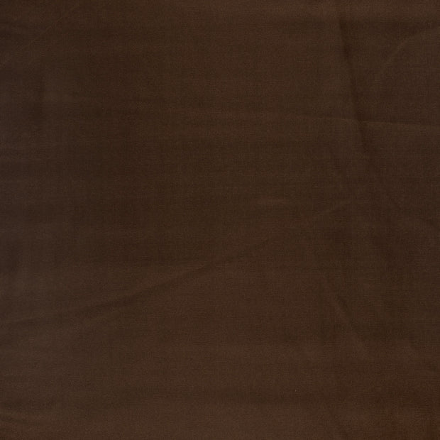 Satin fabric Dark Brown shiny 