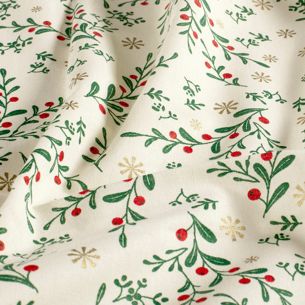 Cotton Poplin fabric Christmas 